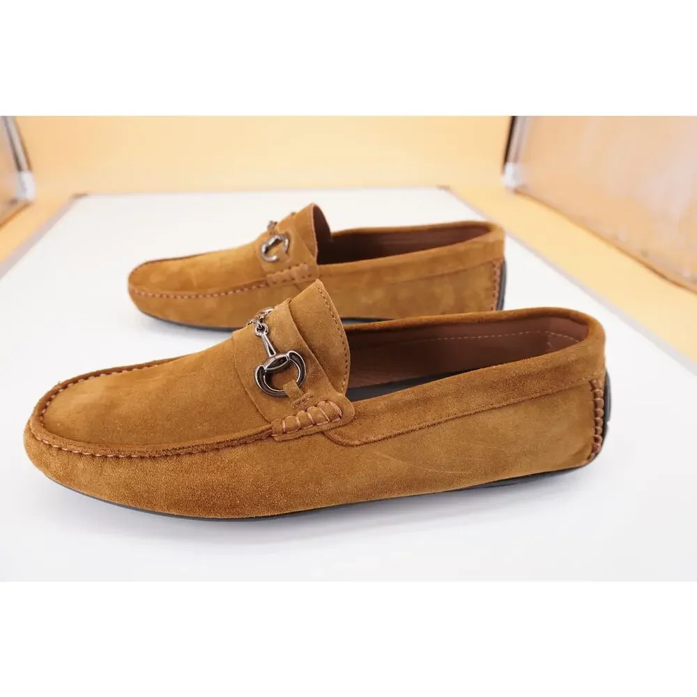 To Boot New York Nashua Brown Suede Men's Penny Bit loafer SZ 11.5 Driver Sigaro